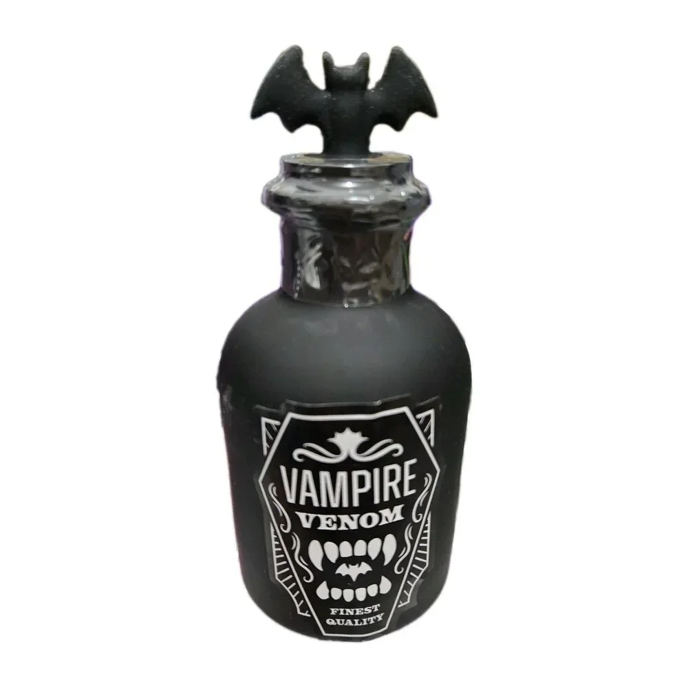 New Lot of 5 Halloween Potion Bottles Glass Apothecary Decor Target Bullseye